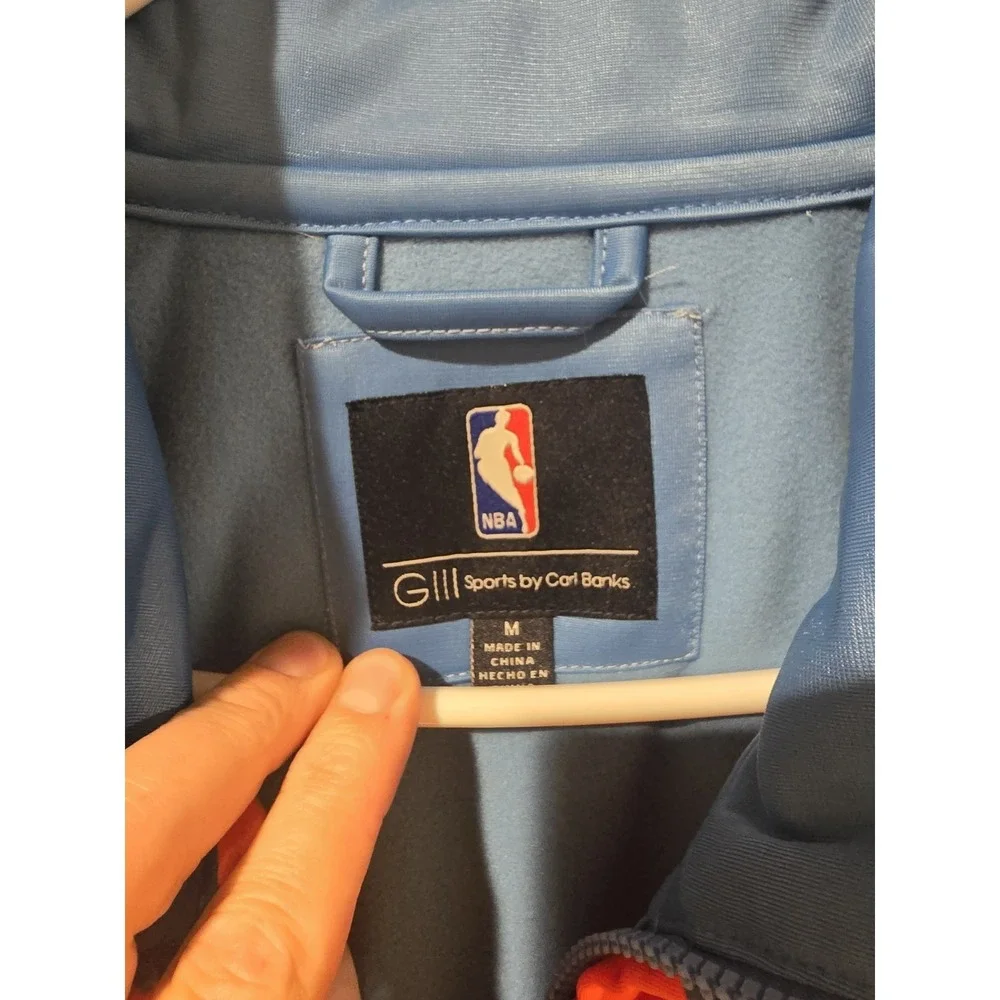 GIII Sports by Carl Banks NBA OKC Thunder Track Jacket M